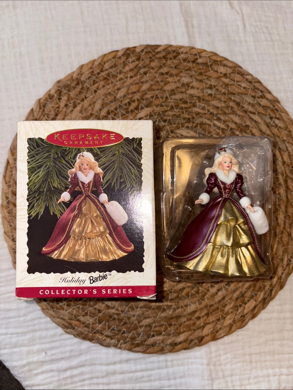 Keepsake Holiday Barbie Ornament Collector’s Series 1996